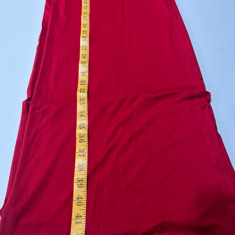 AROLINA  Red stretch yoga Women's Pants wide‎ leg gym. - Picture 13 of 16